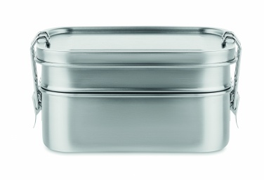 Logo trade promotional merchandise image of: Stainless steel lunch box